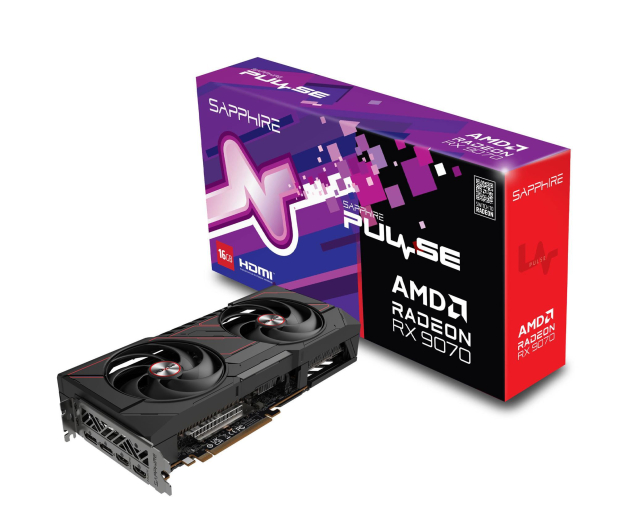 SAPPHIRE Radeon RX 9070 Pulse 16GB GDDR6 - 1321571 - zdjęcie
